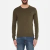 Polo Ralph Lauren Men's Crew Neck Pima Cotton Knitted Jumper - New Olive - Image 1