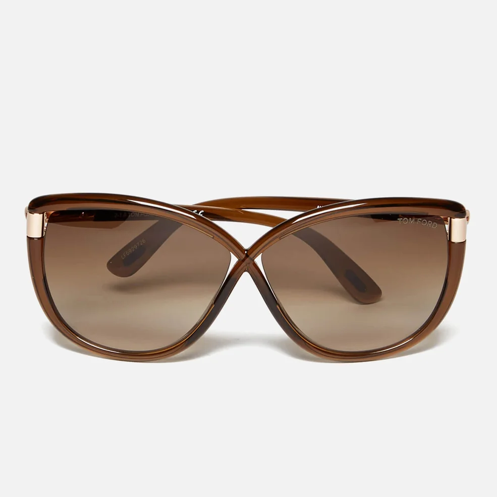 Tom Ford Women's Abbey Sunglasses - Brown Image 1
