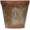 Nkuku Abari Zinc Flower Pot 18 x 19.5cm - Image 1