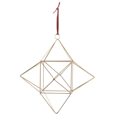 Nkuku Talini Geometric Star Christmas Decoration