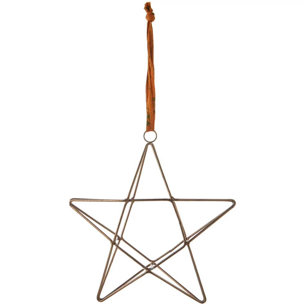 Nkuku Talini Star Christmas Decoration Image 1