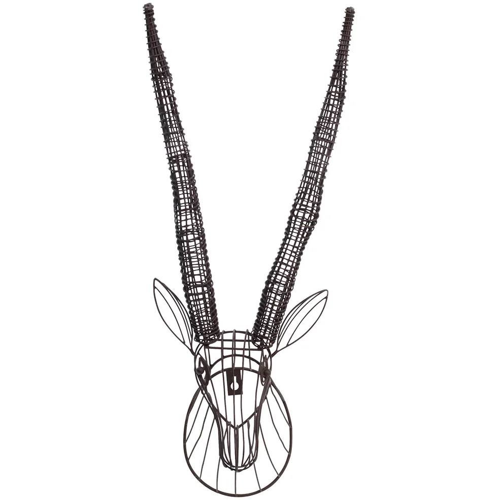 Nkuku Eko Wire Antelope Head Image 1