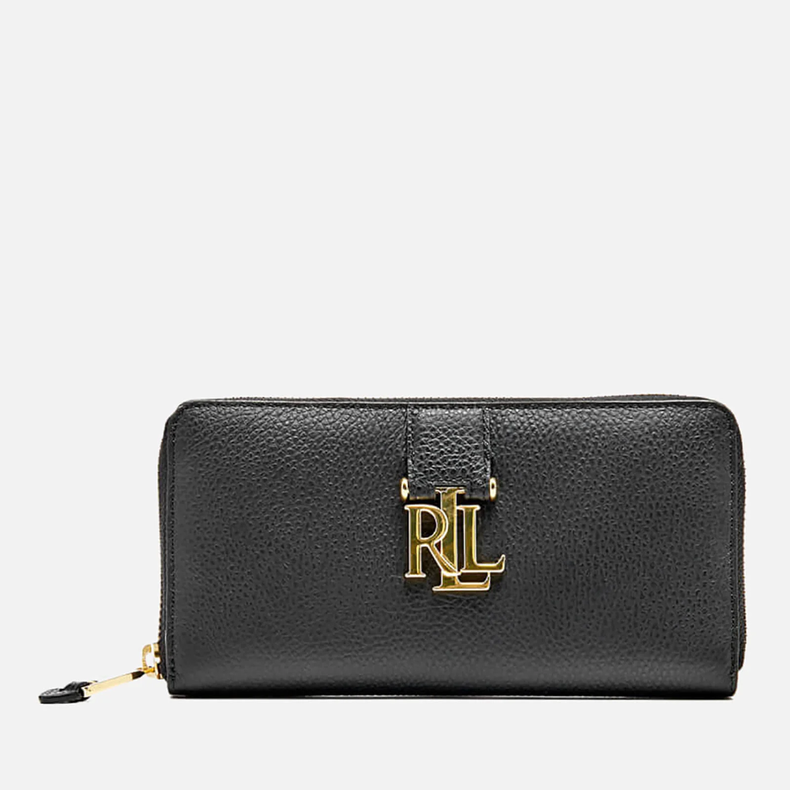 Lauren Ralph Lauren Women's Carrington Zip Wallet - Black Image 1