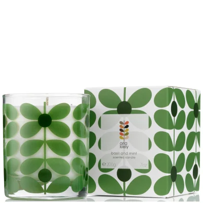 Orla Kiely Scented Candle - Basil & Mint