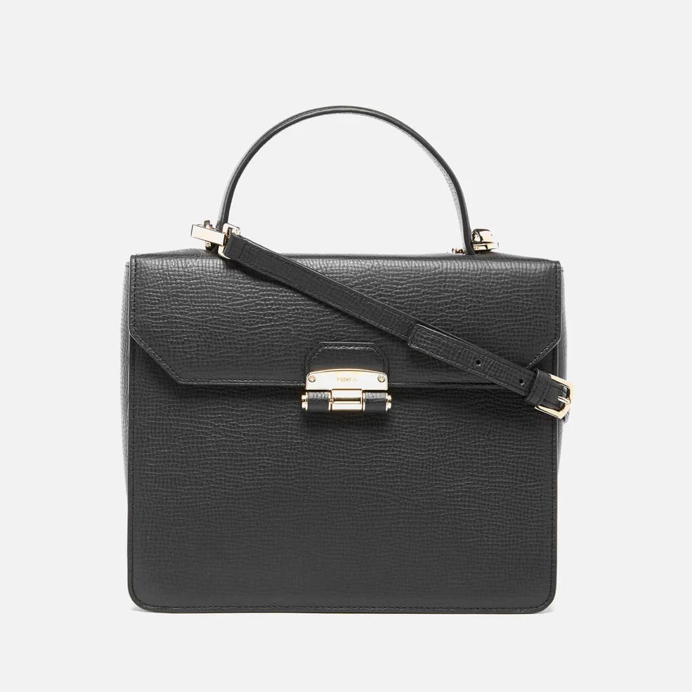 Furla Women's Chiara Small Top Handle Bag - Onyx Image 1