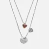 Marc Jacobs Women's MJ Coin Layered Pendant - Crystal/Silver - Image 1