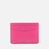 Marc Jacobs Women's Saffiano Bicolour Leather Card Case - Magenta/Pink - Image 1