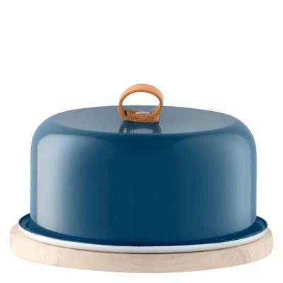 LSA Utility Cheese Dome With Ash Base - 20cm - Juniper Blue