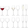 LSA Aura Handmade Wine and Champagne Clear Glass Starter Set - Image 1