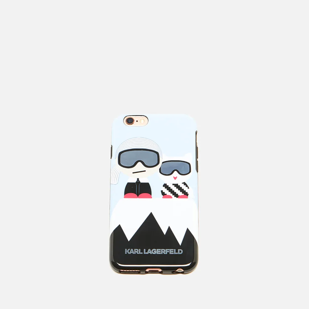 Karl Lagerfeld Women's Kl Ho Choupette Ski TPU iPhone 6 Phone Case - Black Image 1