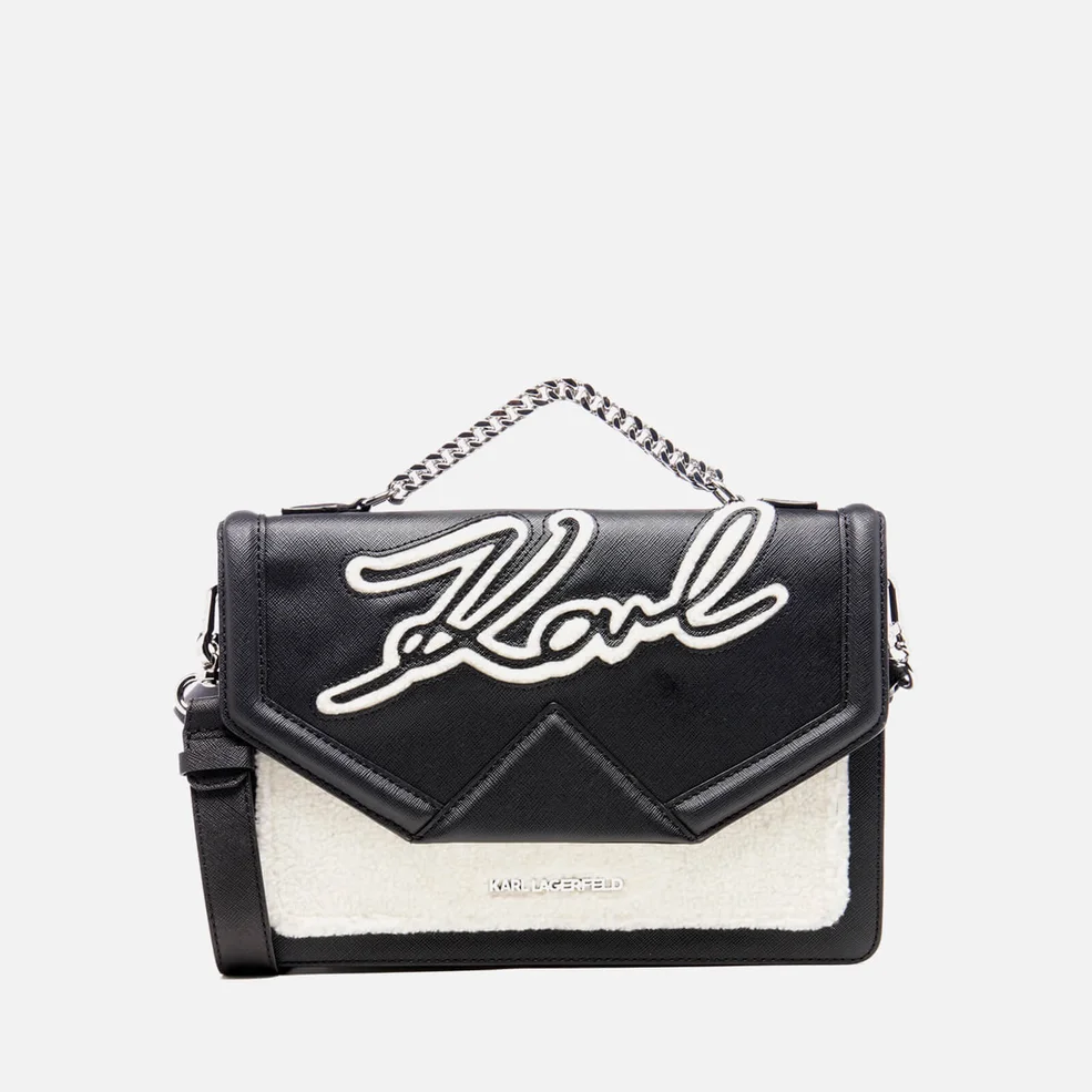 Karl Lagerfeld Women's Holiday Shoulder Bag - Black Image 1