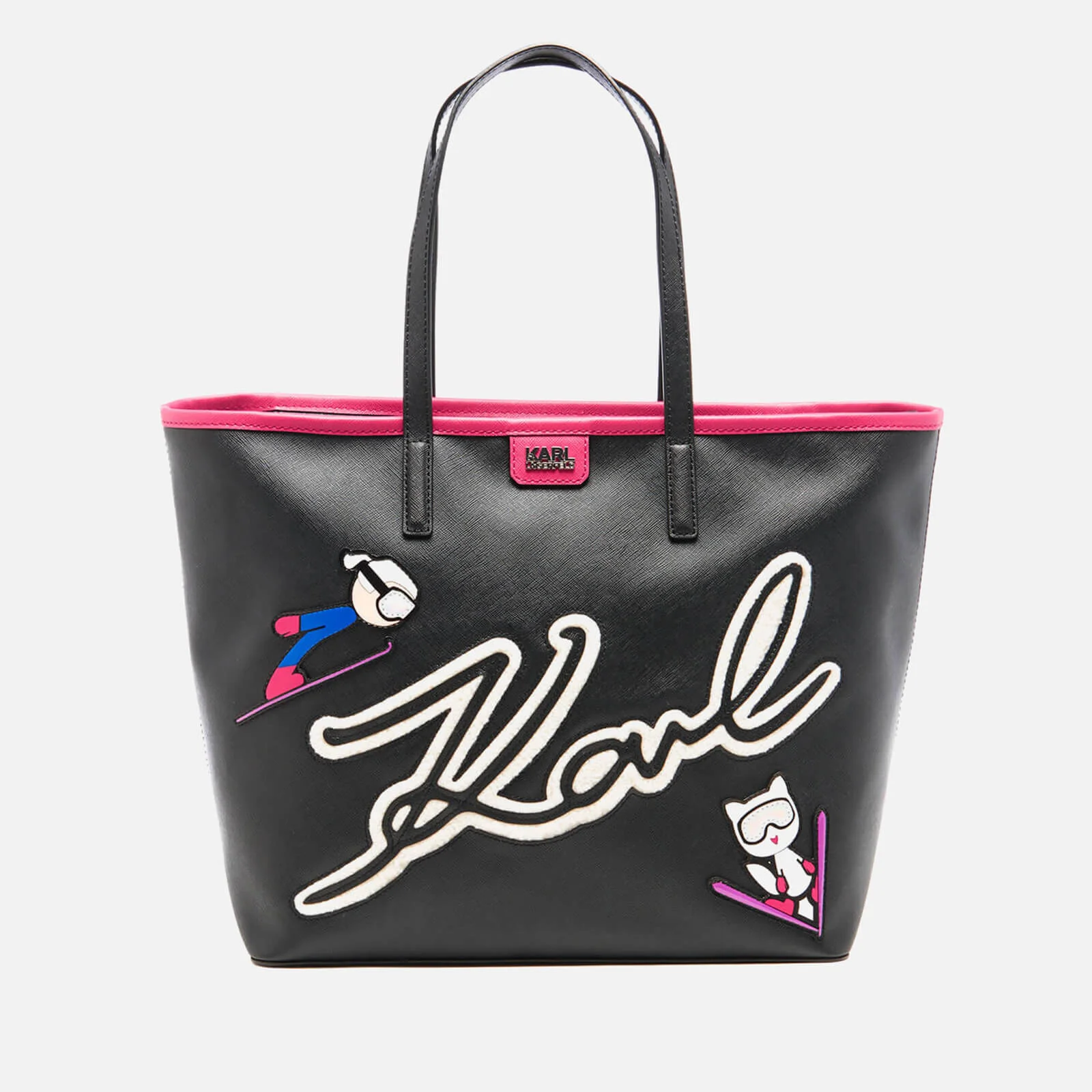 Karl Lagerfeld Women's Ski Holiday Shopper Bag - Black Image 1
