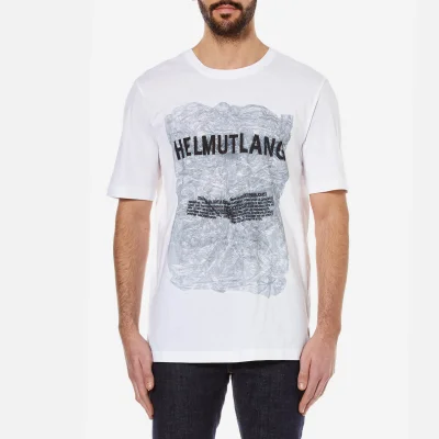 Helmut Lang Men's Box Fit Printed T-Shirt - White Multi