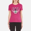 KENZO Women's Printed Tiger On Cotton Single Jersey T-Shirt - Pink - Image 1