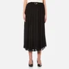KENZO Women's Pleated Poly Chiffon Midi Skirt - Black - Image 1