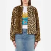 Ganni Women's Ferris Faux Fur Jacket - Leopard - Image 1