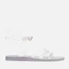 Ancient Greek Sandals Women's Ikaria Rubber Angel Jelly Sandals - Clear/Silver Glitter - Image 1