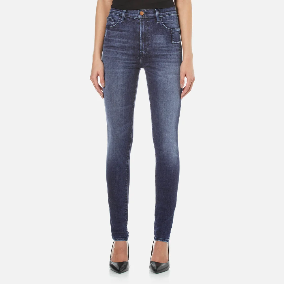 J Brand Women's Carolina Super High Rise Skinny Comfort Stretch Jeans - Gone Image 1