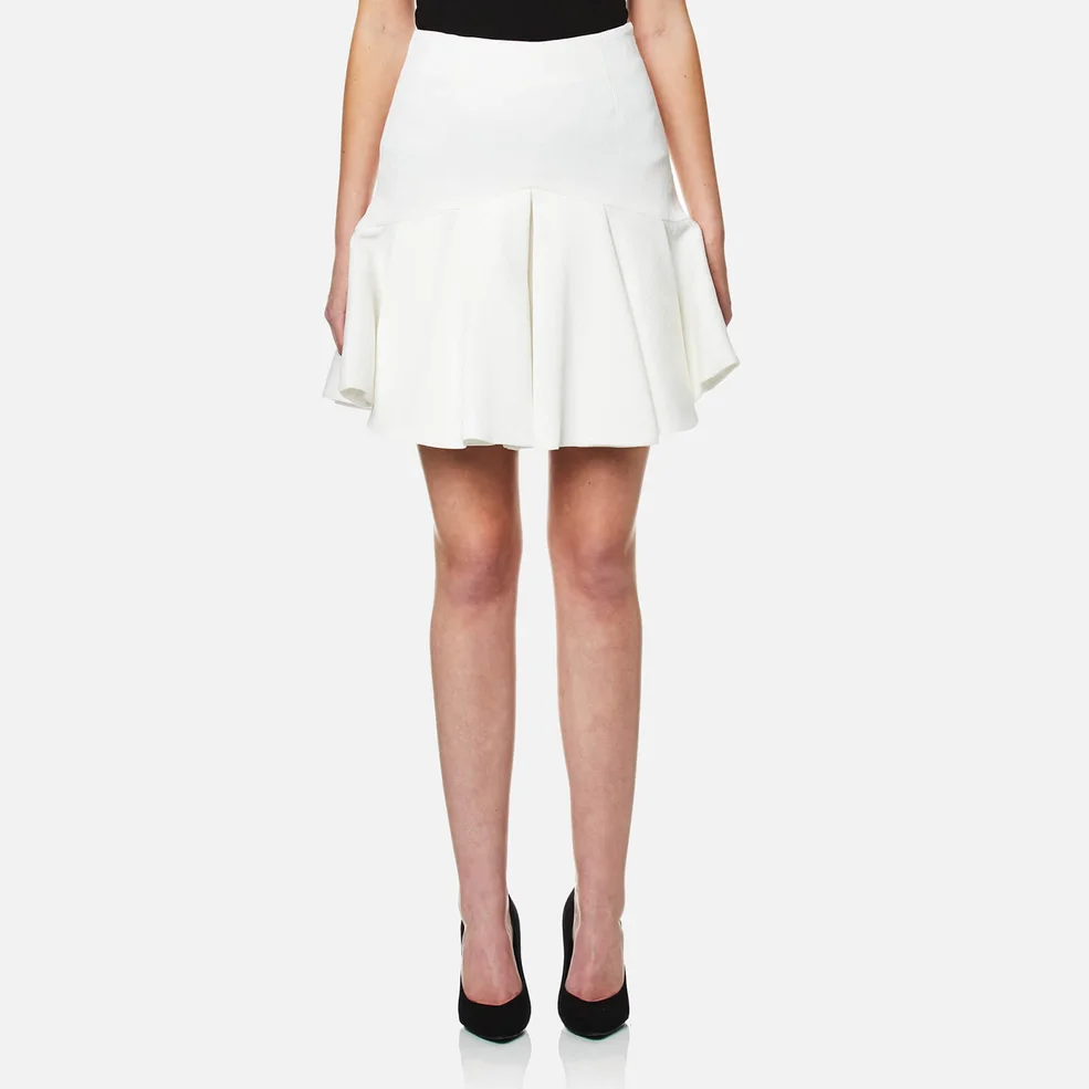 C/MEO COLLECTIVE Women's No Competition Flared Skirt - Ivory Image 1