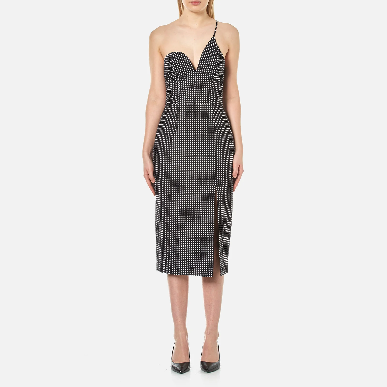 C/MEO COLLECTIVE Women's No Competition One Strap Dress - Black Dot Image 1
