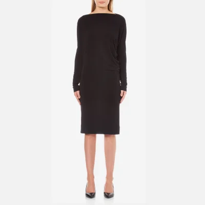 By Malene Birger Women's Finae Long Sleeve Midi Dress - Black