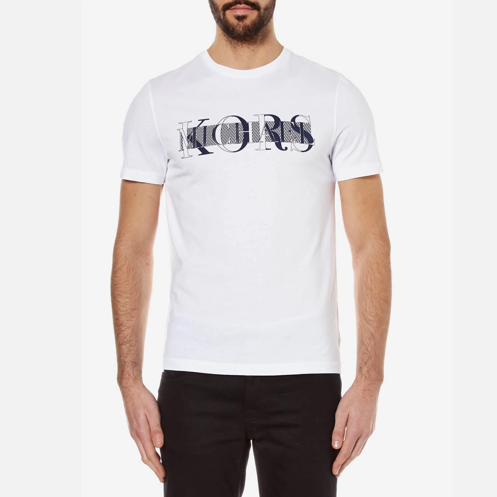 Michael Kors Men's Printed Kors Graphic T-Shirt - White Image 1