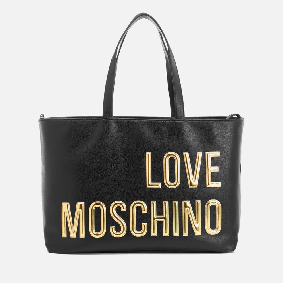 Love Moschino Women's Logo Tote Bag - Black Image 1