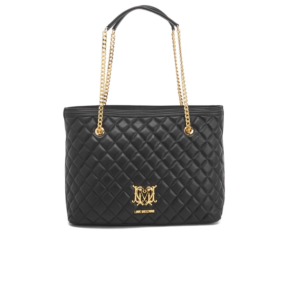 Love Moschino Women's Quilted Shoulder Bag - Black Image 1