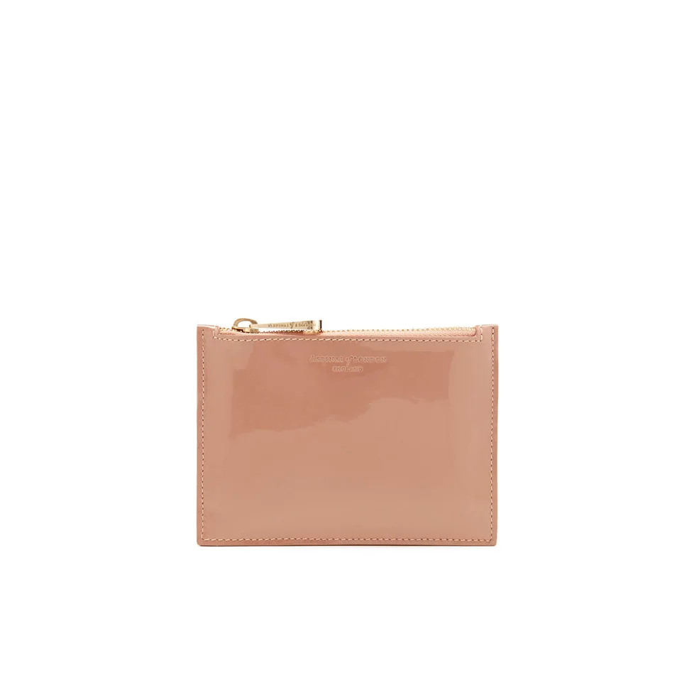 Aspinal of London Women's Essential Flat Small Pouch - Pink Image 1