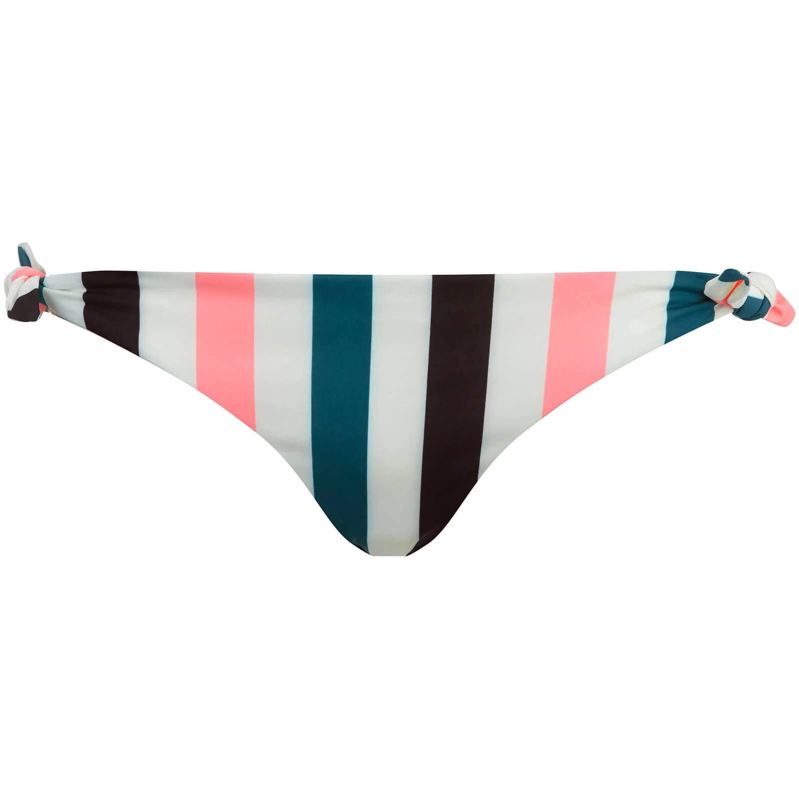 Solid & Striped Women's The Jane Bottoms - Black Jade/Coral Stripe Image 1