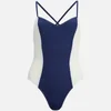 Solid & Striped Women's The Diana Swimsuit - Navy/Cream - Image 1