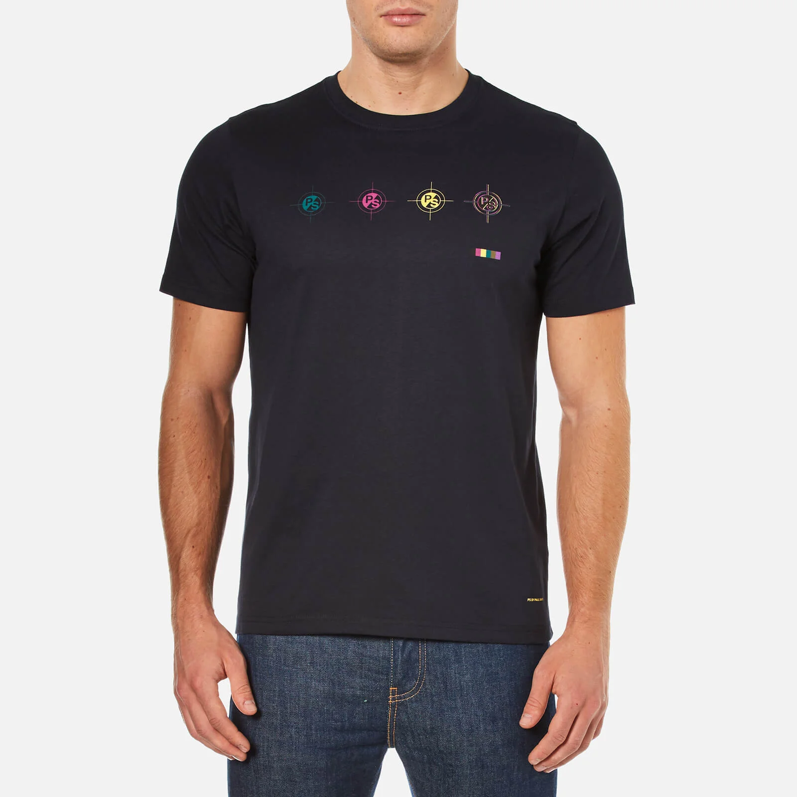 PS by Paul Smith Men's Targets T-Shirt - Navy Image 1