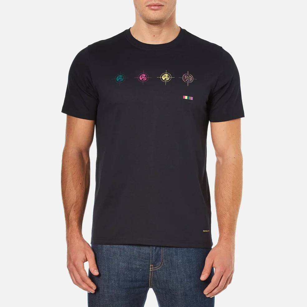 PS by Paul Smith Men's Targets T-Shirt - Navy Image 1