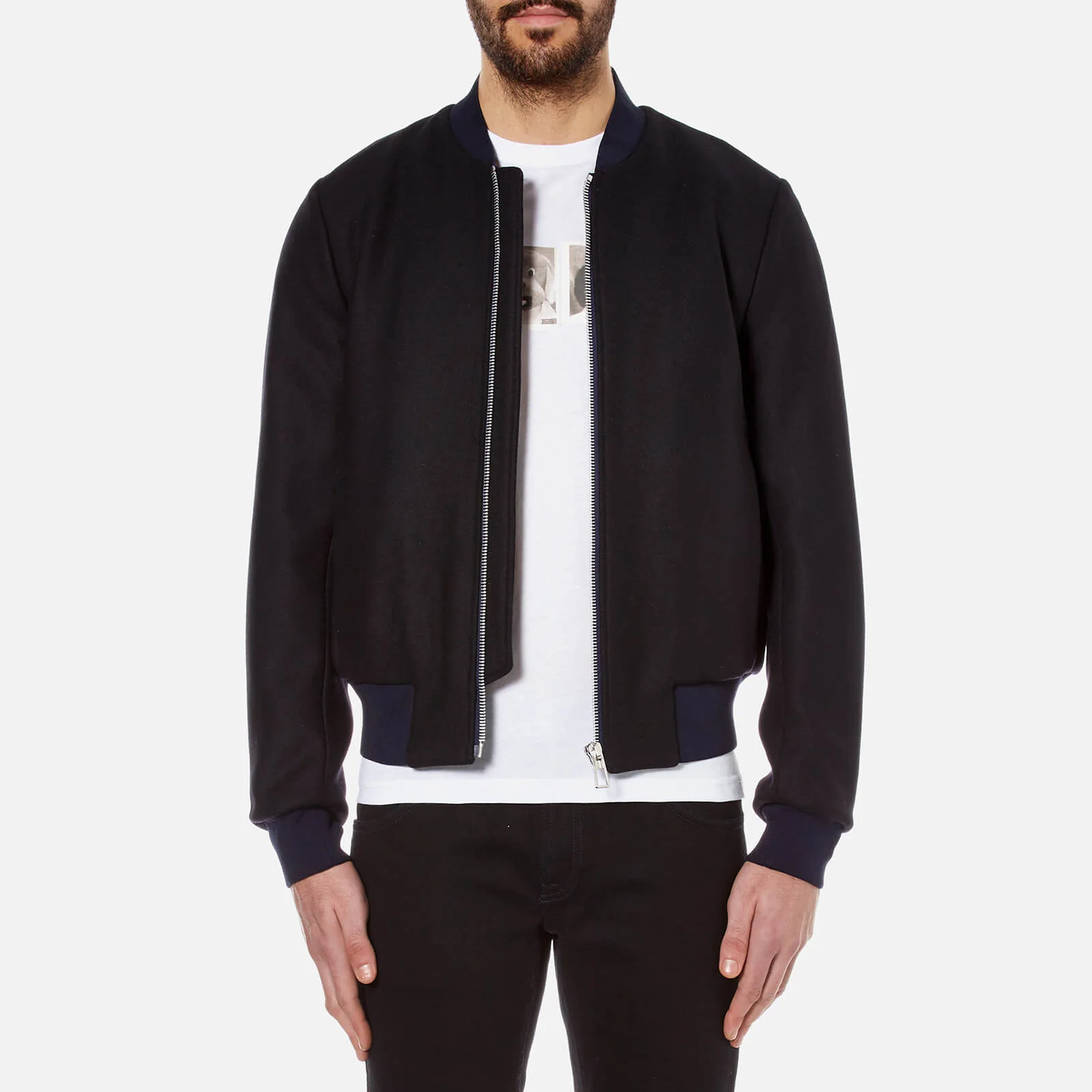 PS by Paul Smith Men's Bomber Jacket - Navy Image 1