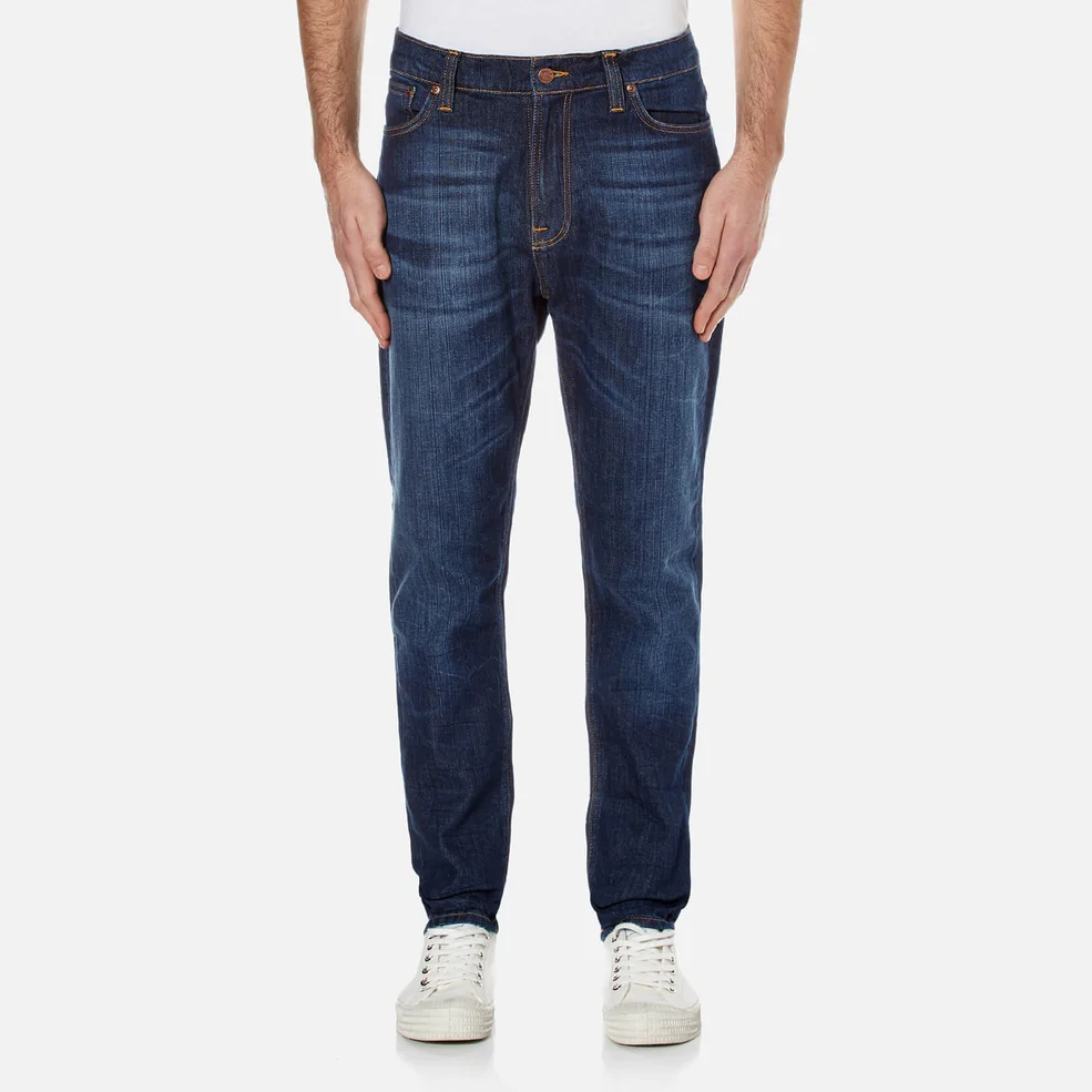 Nudie Jeans Men's Brute Knut Tapered Jeans - Blue Swede Image 1