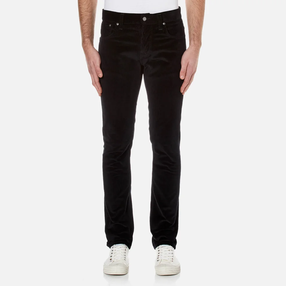 Nudie Jeans Men's Grim Tim Slim Straight Jeans - Black Cord Image 1