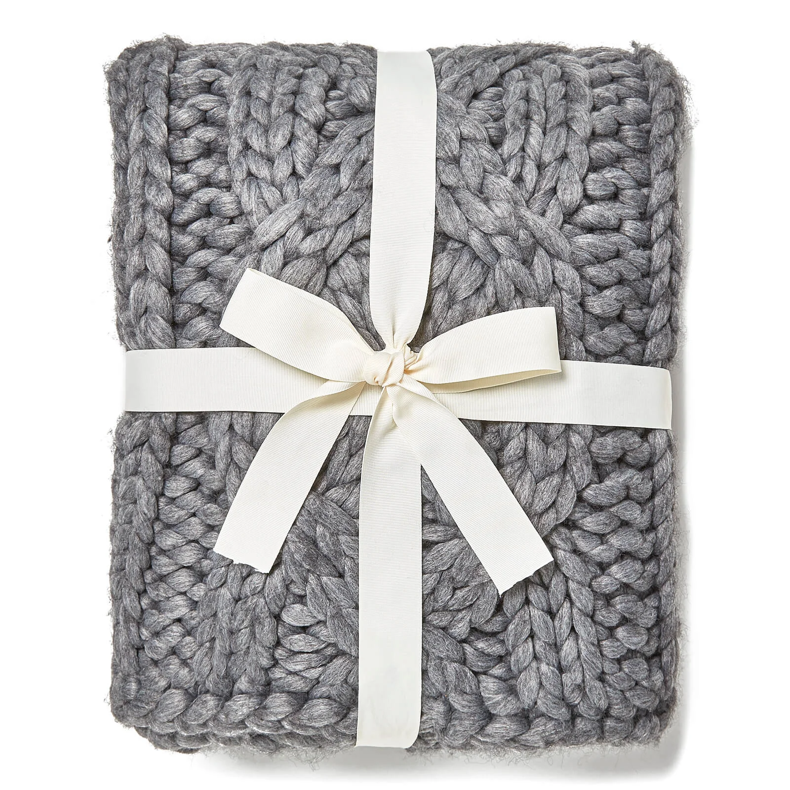 UGG Oversized Knitted Blanket - Grey Image 1