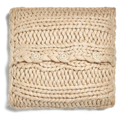 UGG Oversized Knitted Cushion Cover - Oatmeal (50x50cm)