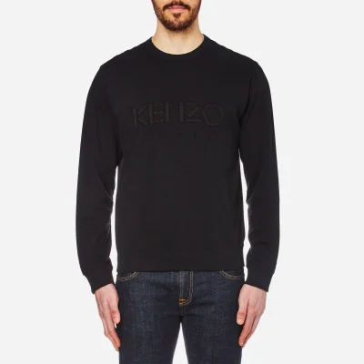 KENZO Men's Text Logo Sweatshirt - Black