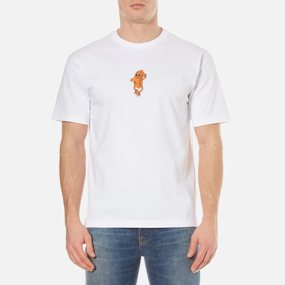 KENZO Men's Cartoon Hotdog Skate T-Shirt - White Image 1