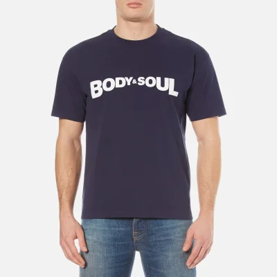 KENZO Men's Body and Soul Logo T-Shirt - Navy