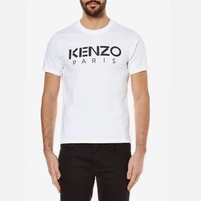 KENZO Men's Kenzo Paris Logo T-Shirt - White