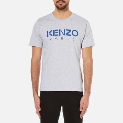 KENZO Men's Kenzo Paris Logo T-Shirt - Silver Grey