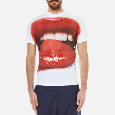 Vivienne Westwood Men's Lip Print T-Shirt - White