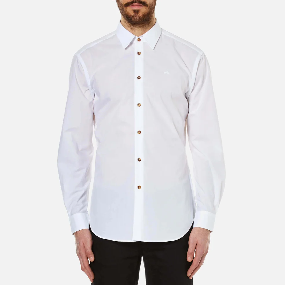 Vivienne Westwood Men's Classic Poplin Cutaway Shirt - White Image 1