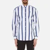 Vivienne Westwood Men's Bold Stripe Cutaway Shirt - Blue Stripe - Image 1