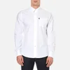 Barbour Men's Stanley Oxford Long Sleeve Shirt - White - Image 1