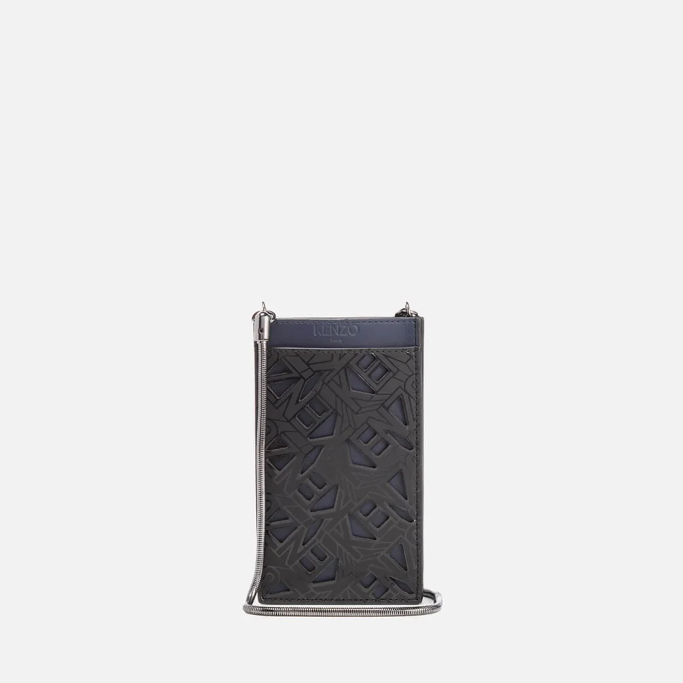 KENZO Women's Essentials Phone Holder on Chain - Black Image 1
