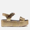 Melissa Women's Mar Flatform Sandals - Gold Glitter - Image 1