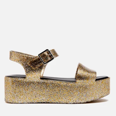 Melissa Women's Mar Flatform Sandals - Gold Glitter